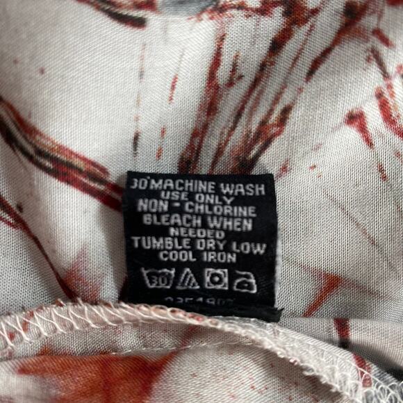 Tolani Collection Boho Tunic Top Blouse Women‎ Size SP Maroon Watercolor Floral - Picture 8 of 11